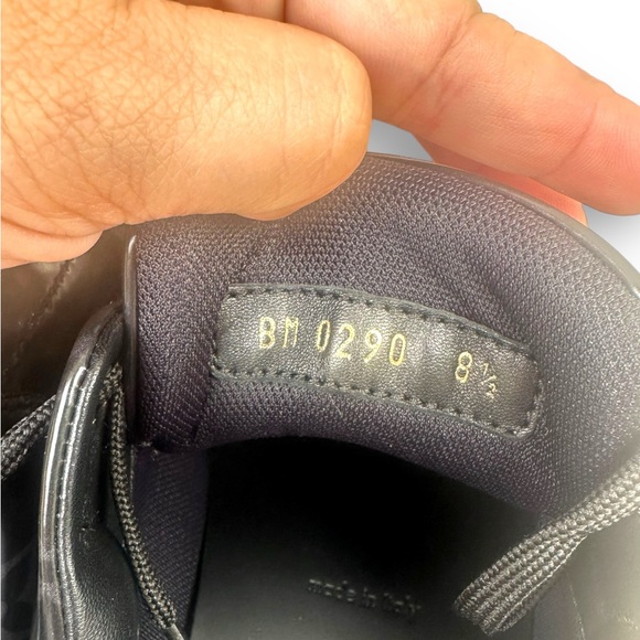 LOUIS VUITTON MEN SIZE 8.5 Abbesses black Derby EXCELLENT CONDITION - Picture 9 of 10